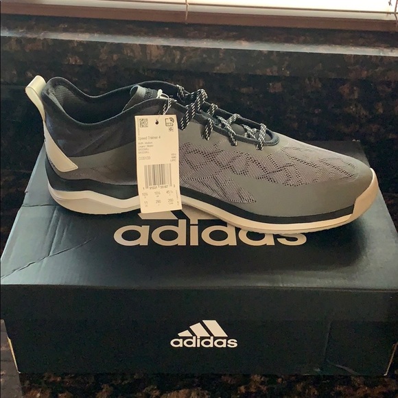 Men’s Adidas sneakers gray white and black!!! - Picture 2 of 4
